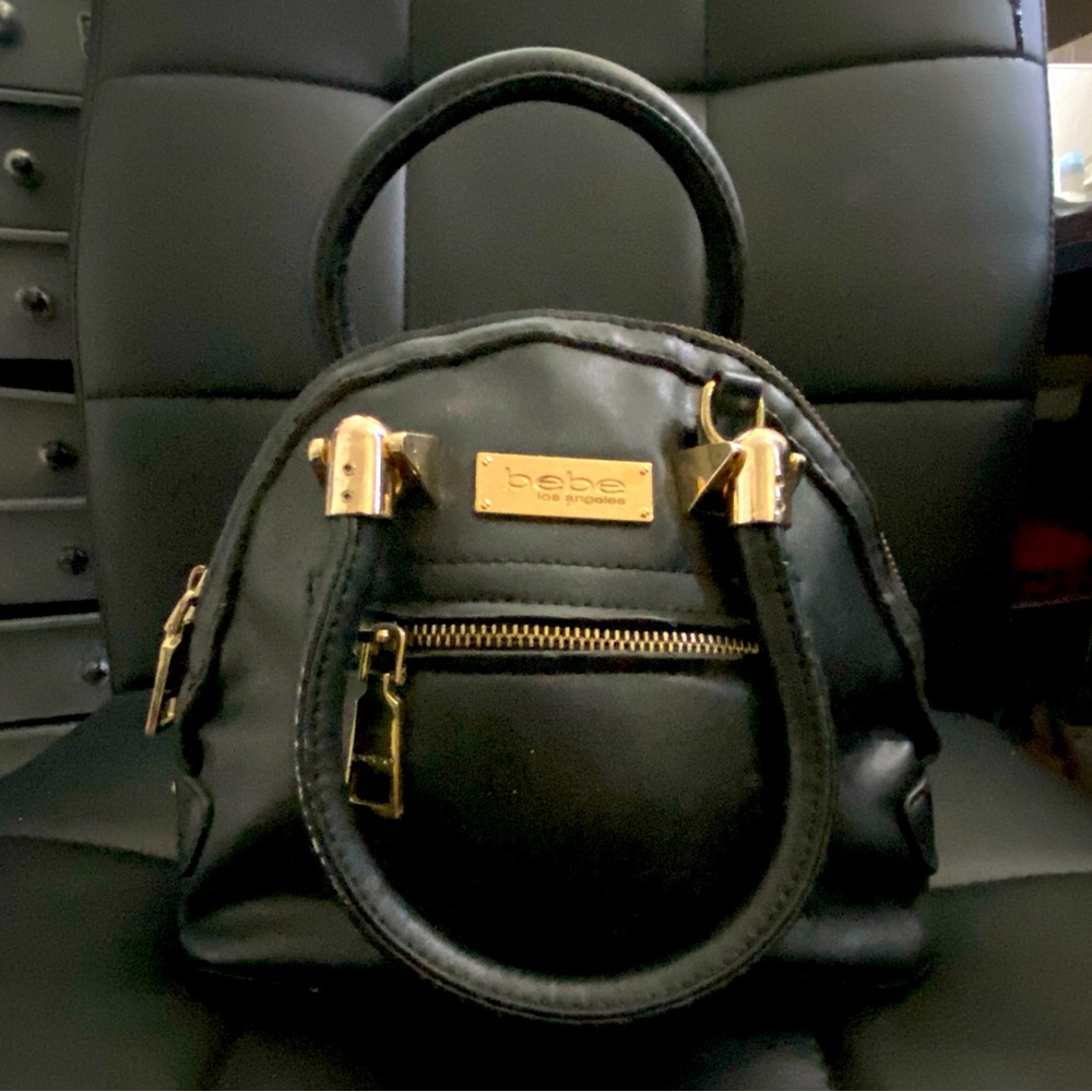 BEBE black mini crossbody